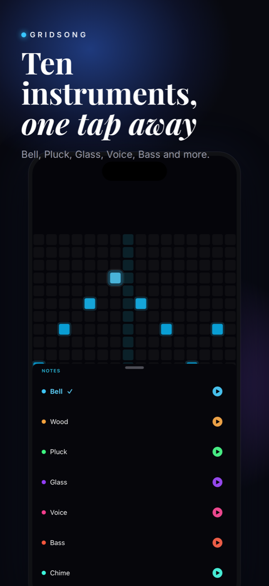 Gridsong screenshot