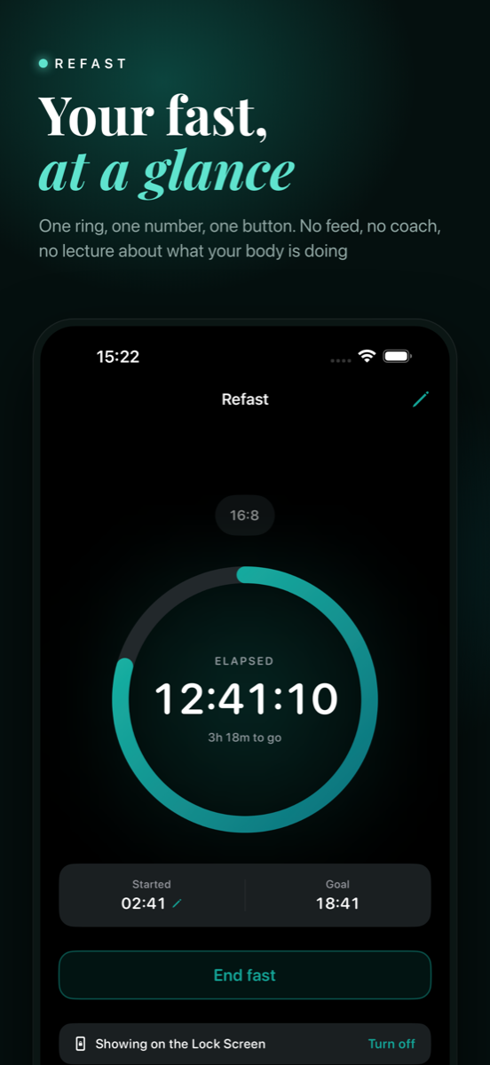 Refast screenshot