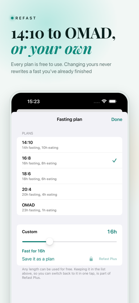 Refast screenshot