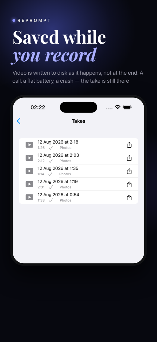 Reprompt screenshot
