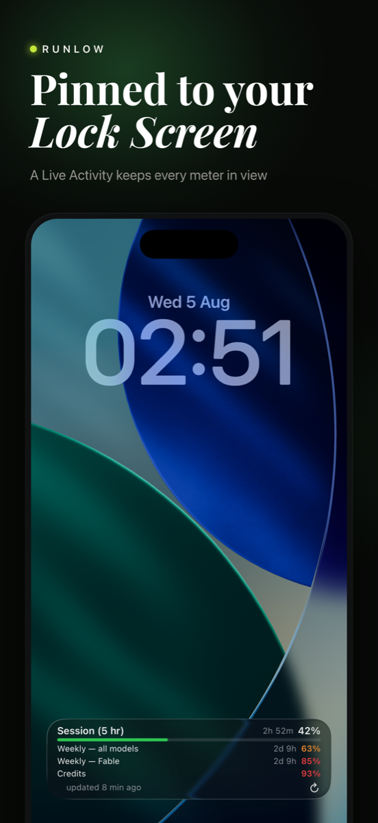 Runlow screenshot
