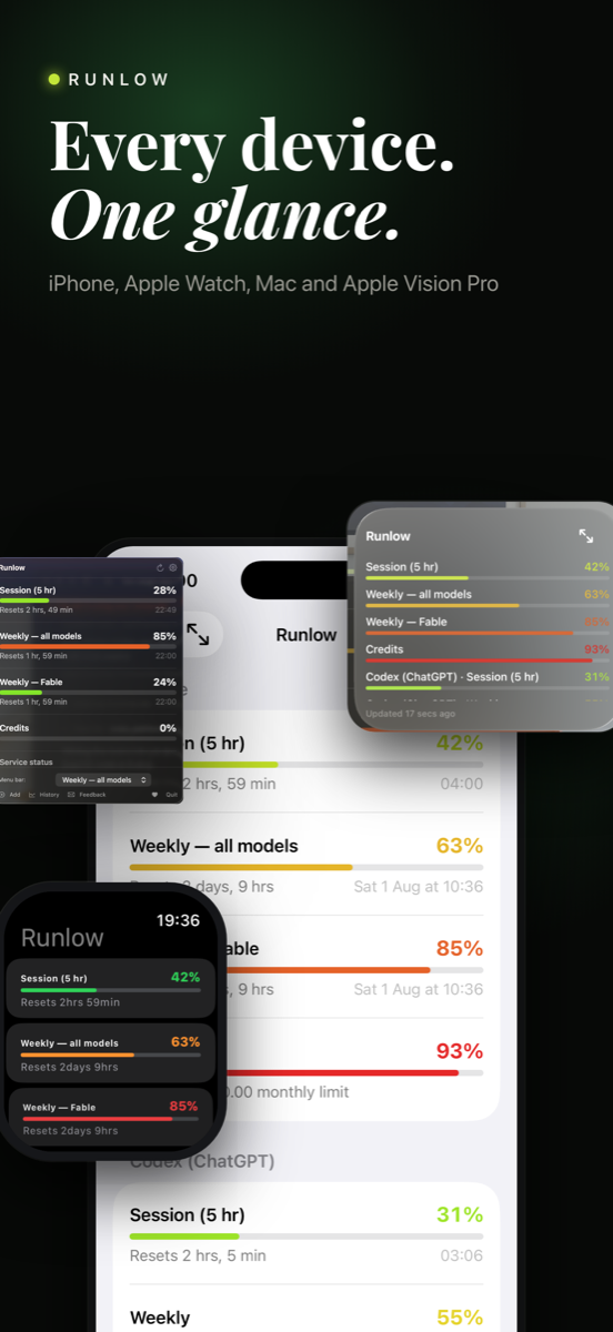 Runlow screenshot